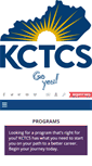 Mobile Screenshot of kctcs.edu
