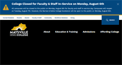 Desktop Screenshot of maysville.kctcs.edu